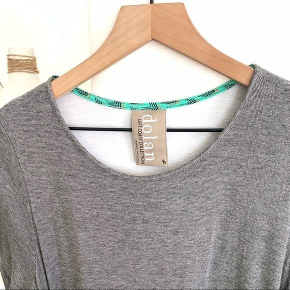 Anthropologie Dolan Left Coast Collection T-Shirt Tie Casual Dress sz Medium - Picture 6 of 15